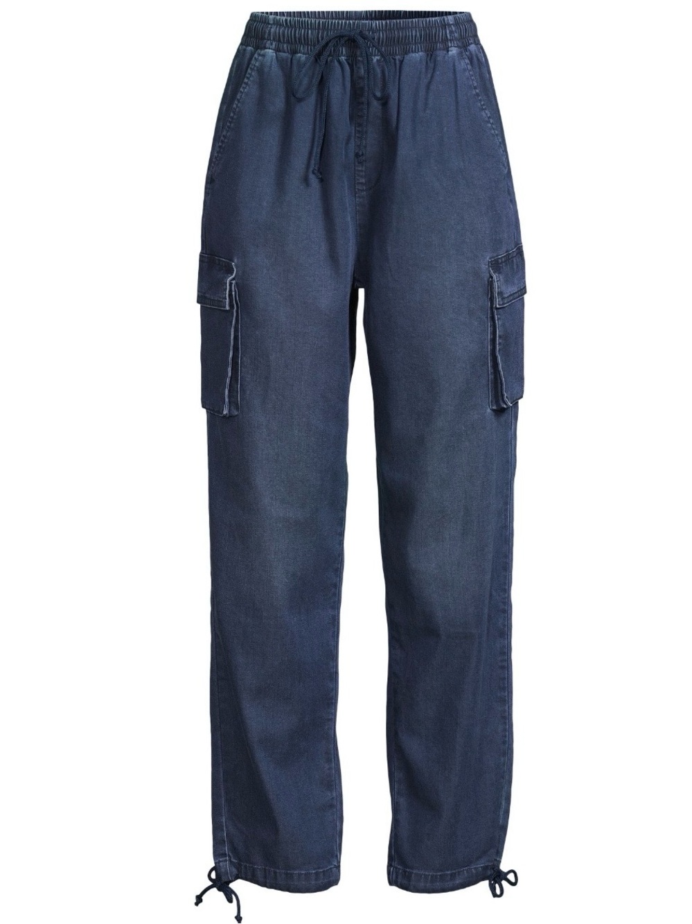 Time and Tru Jean Cargo Jogger Pants